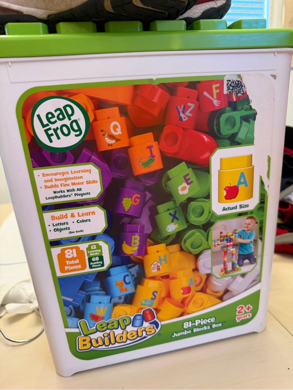 LeapFrog LeapBuilders 81-Piece Jumbo Blocks Set - Multicolor